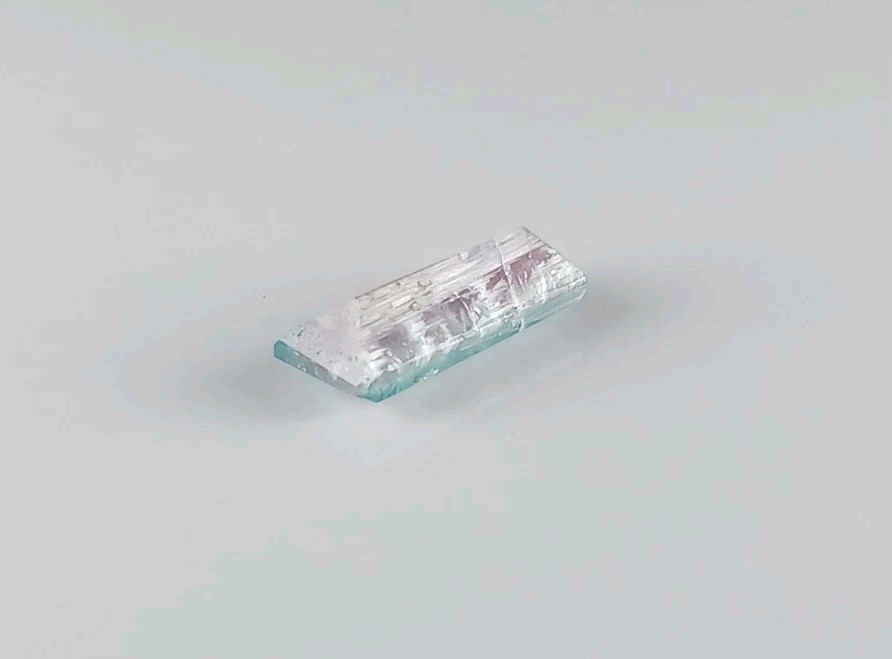 2.4ct Bicolor Neon Blue & Pink Catseye Paraiba Tourmaline Baguette – Mozambique