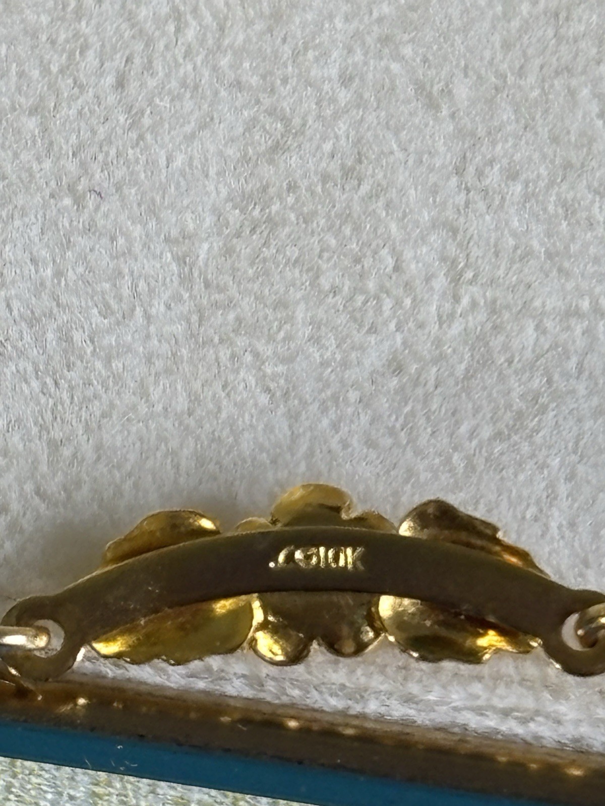 Black Hills Gold 10k Landstrom’s ROSE&Tricolor Leaves Bracelet 7 1/4 Inch W/ COA
