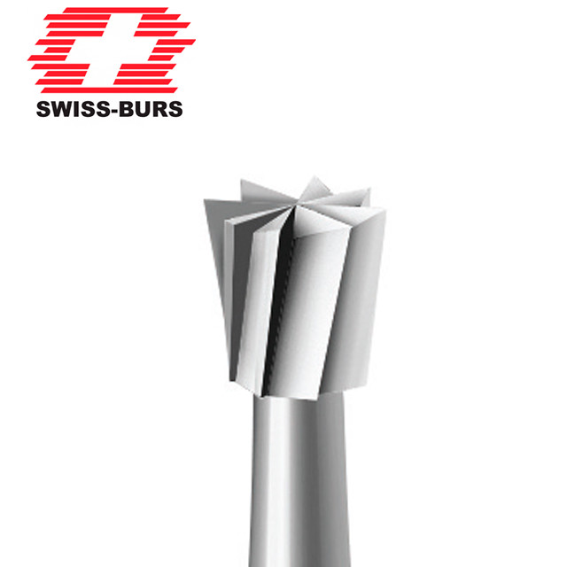 Inverted Cone Swiss Bur (Pack of 6) FIG-3 / 24, Sizes 2.50mm – 2.90mm Swiss Made