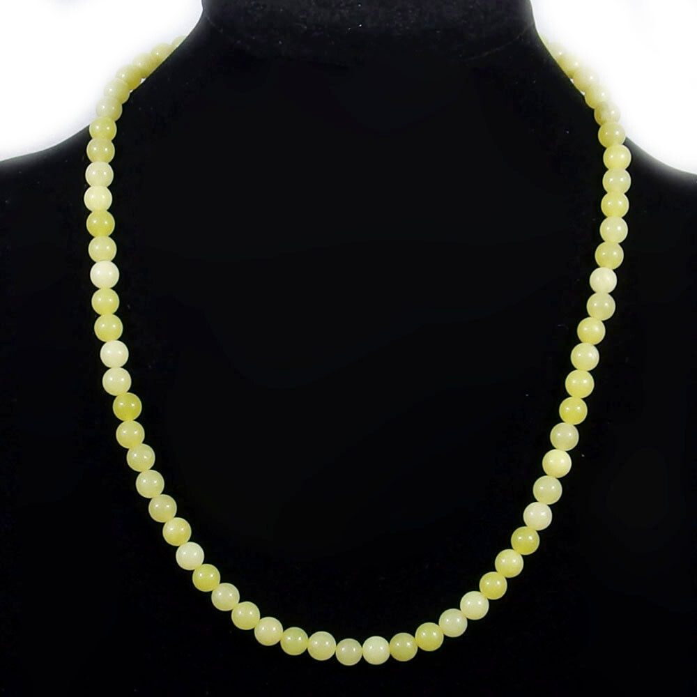 Fashion Jewelry 6mm Natural Multicolor Round Gemstone Beads Necklace 18 Inches