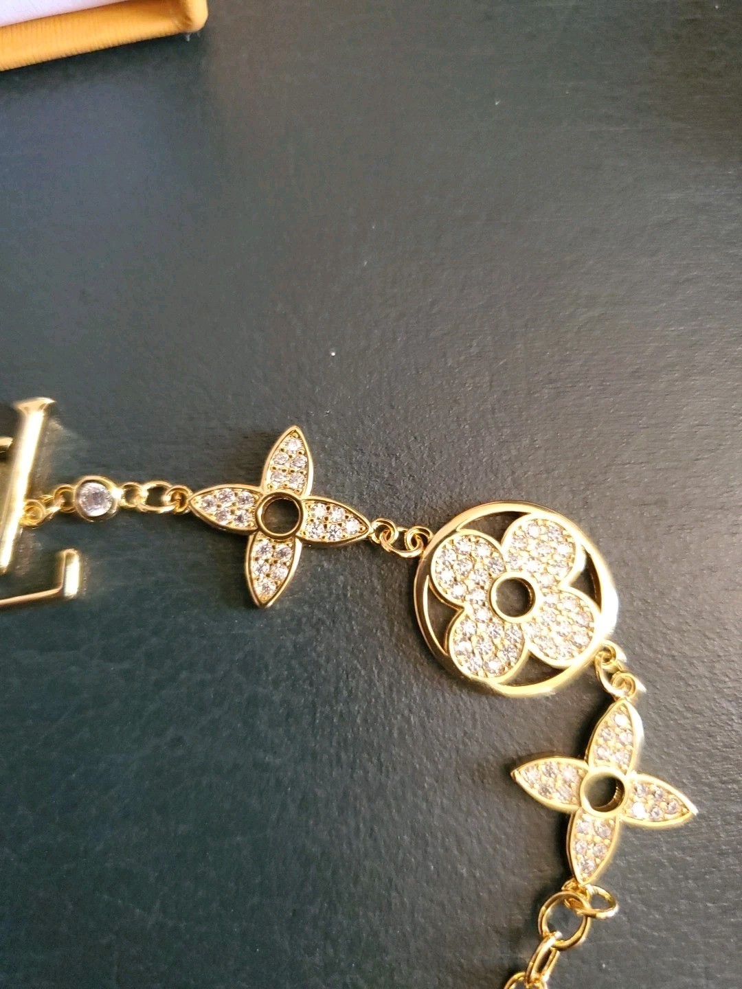 LOUIS VUITTON Bracelet Monogram Colorful Charm Goregeous