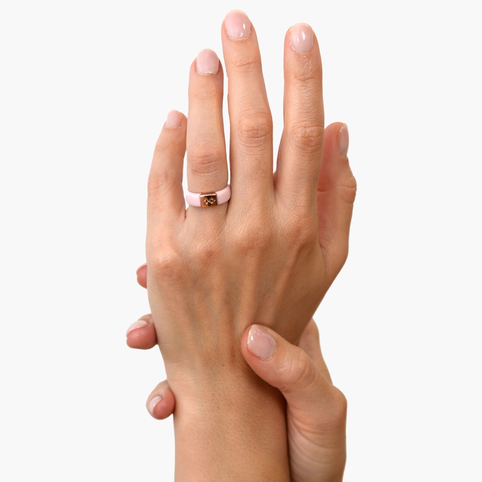Rinfit Silicone Wedding Ring Sets for Couples – Him and Her Metal Infinity Rings