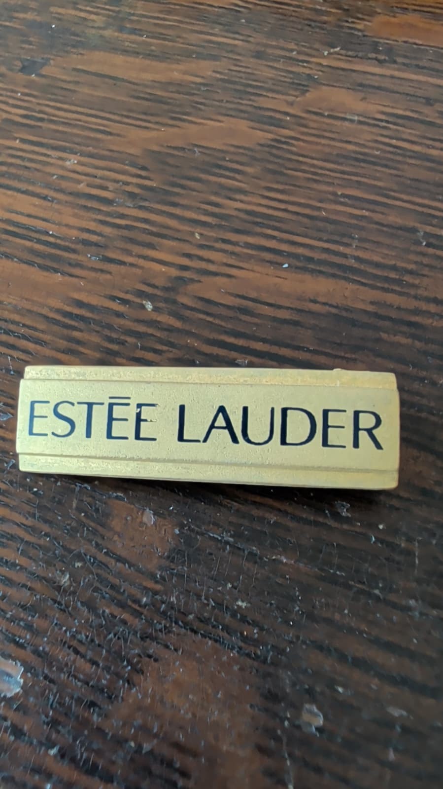 Vintage ESTEE LAUDER Gold Tone Employee Pin Rare….