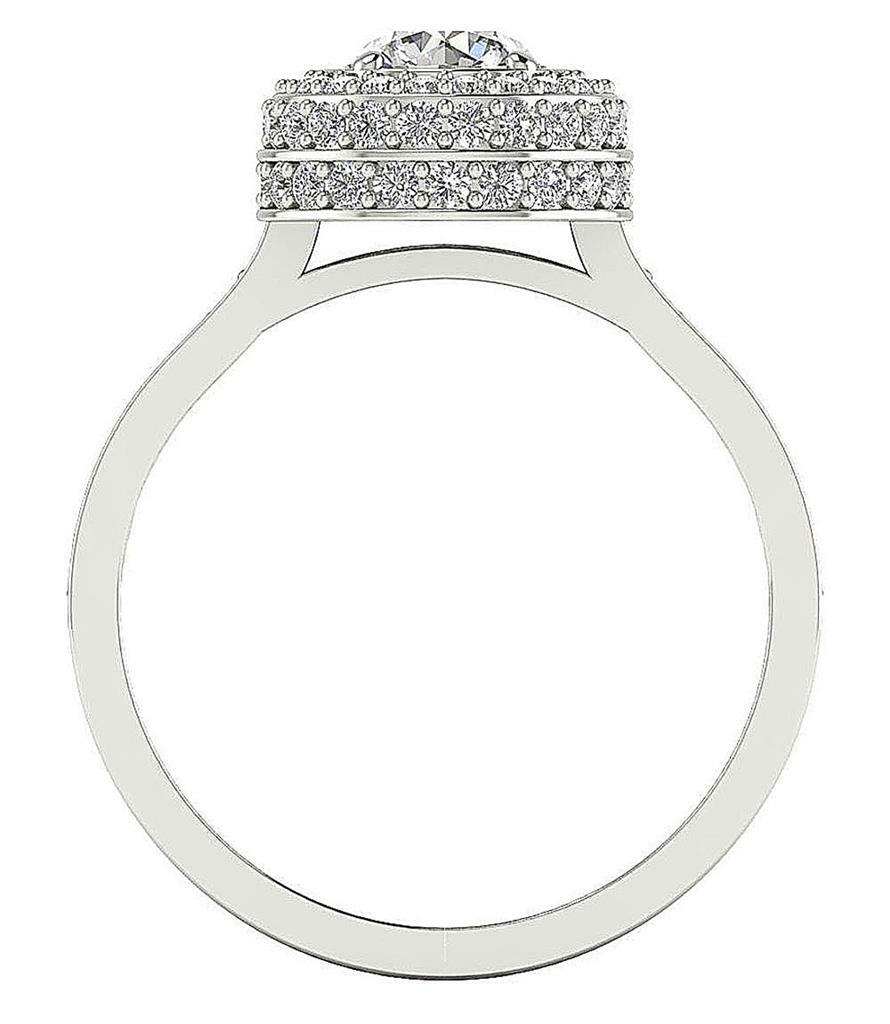 Solitaire Engagement Ring Natural Diamond 14K Yellow Gold I1 G 1.60 Ct 11.00 MM
