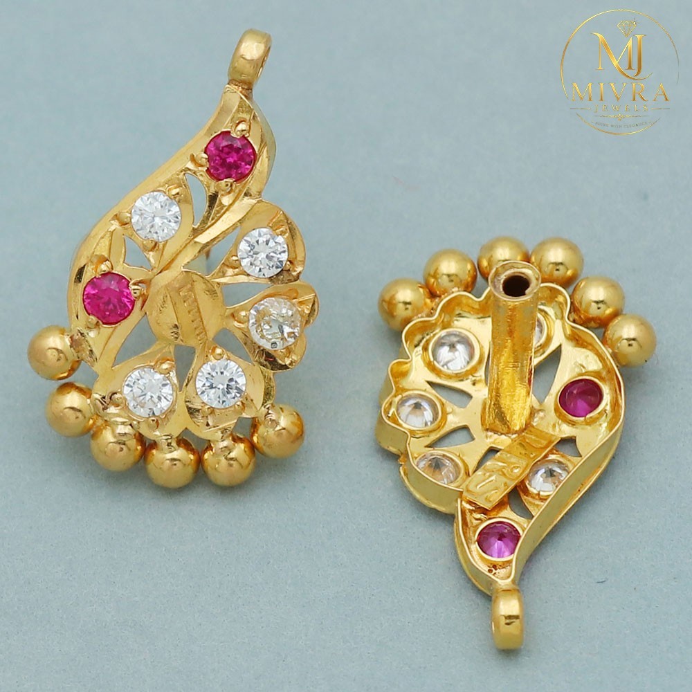 22K Print Gold Pendant for Stepsister Collectible Gold Jewelry Gift 2.2cm, 2.75g