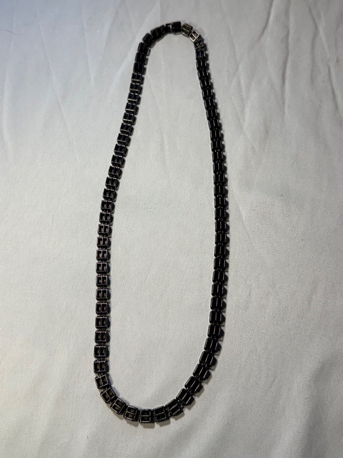 Men Red iced-out Tennis Chain