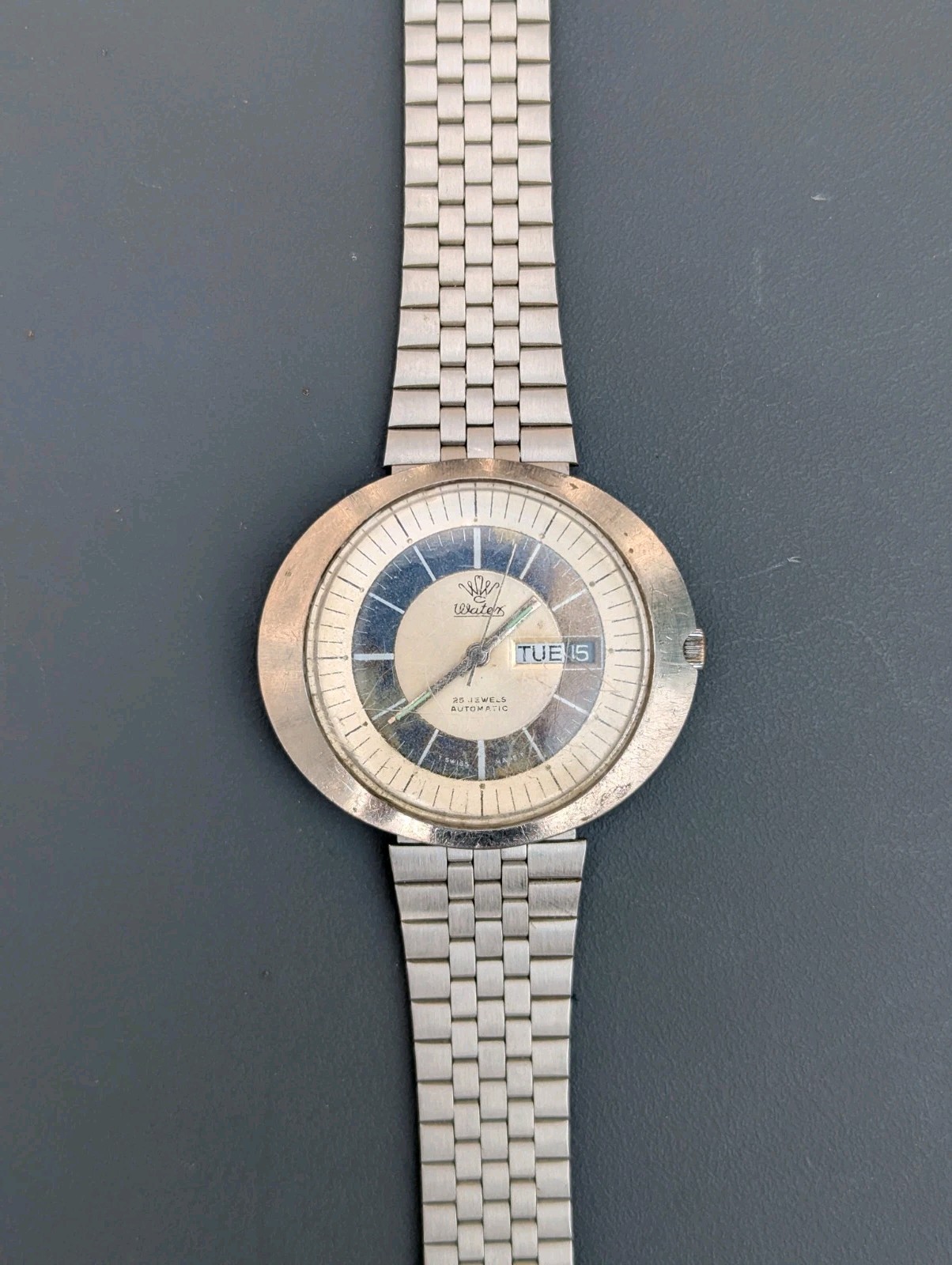 Vintage Water Cosmo Dynamic 25 Heel Automatic Watch (Runs)
