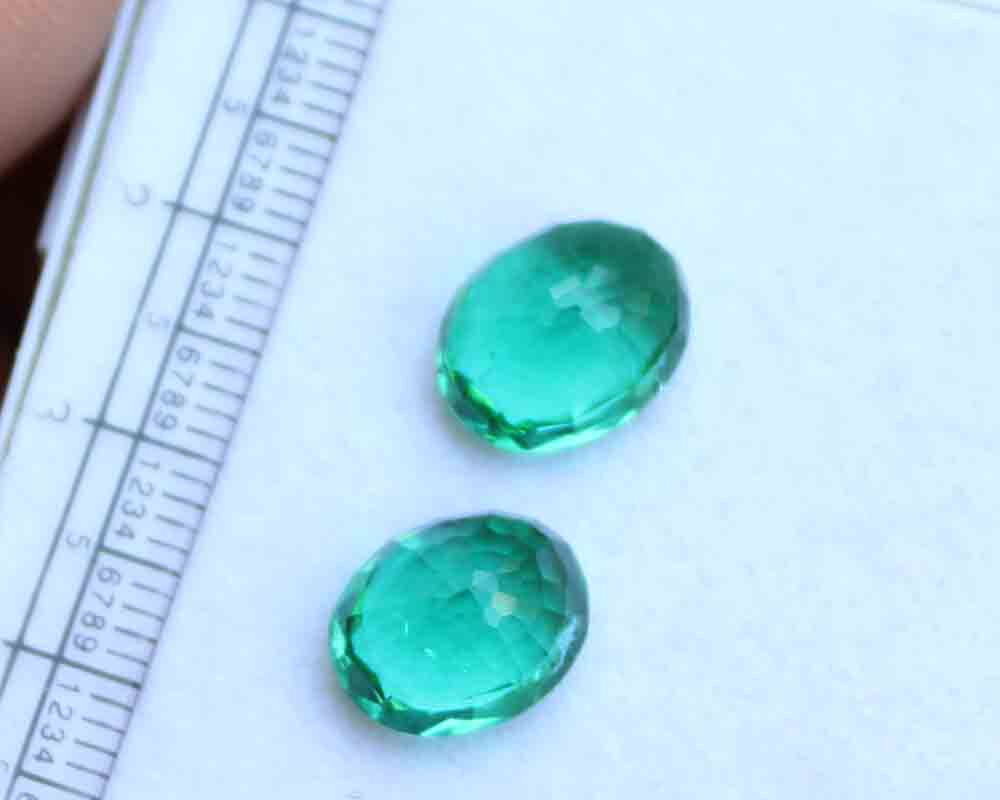 8*11 MM LAB GROWN BIRON 6.90 ct COLUMBIAN GREEN EMERALD OVAL CUT LOOSE GEMSTONE