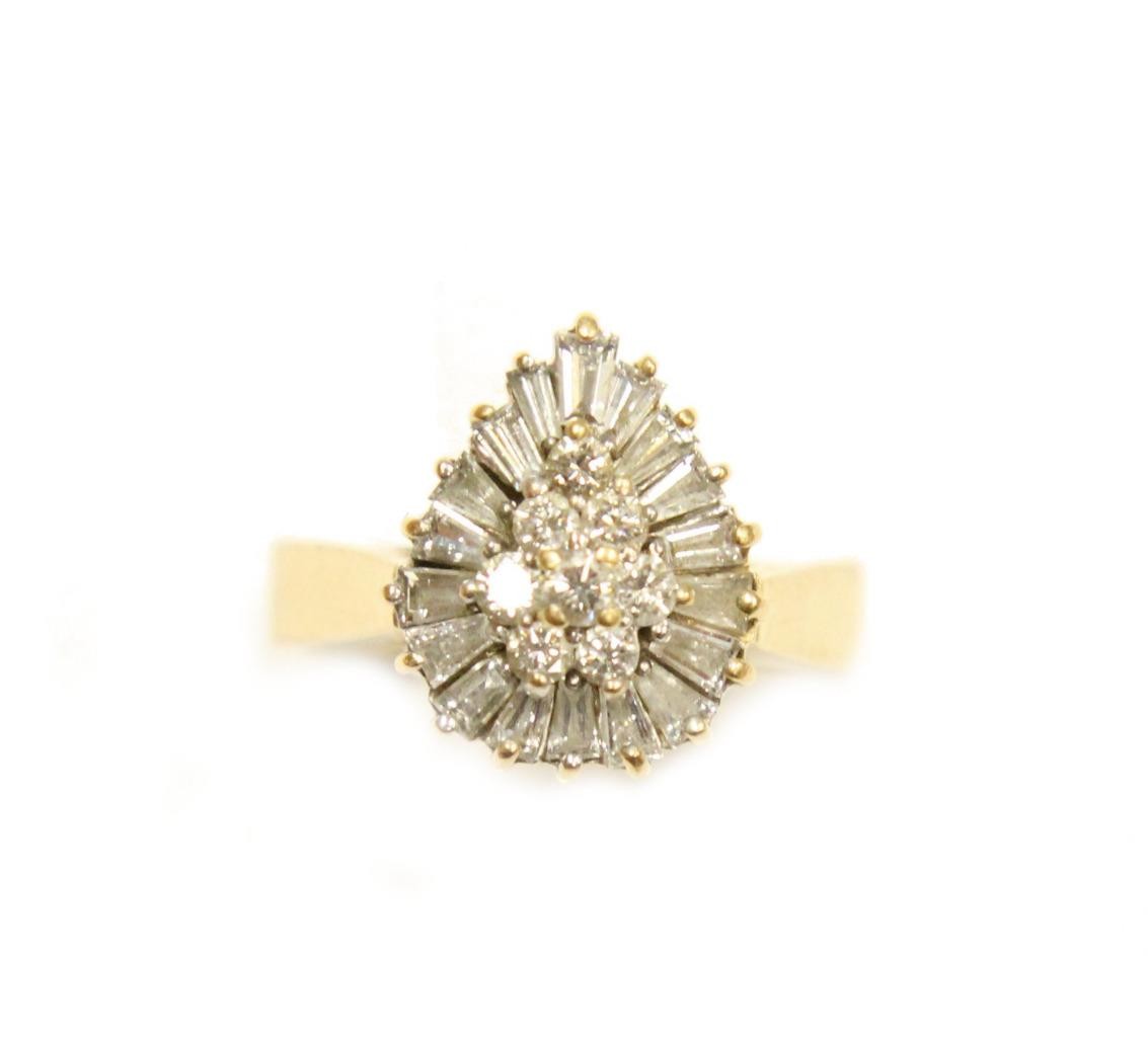 14k Gold 1.13 Carat Diamond Ring VS/SI With appraisal $3850 Size 6.5