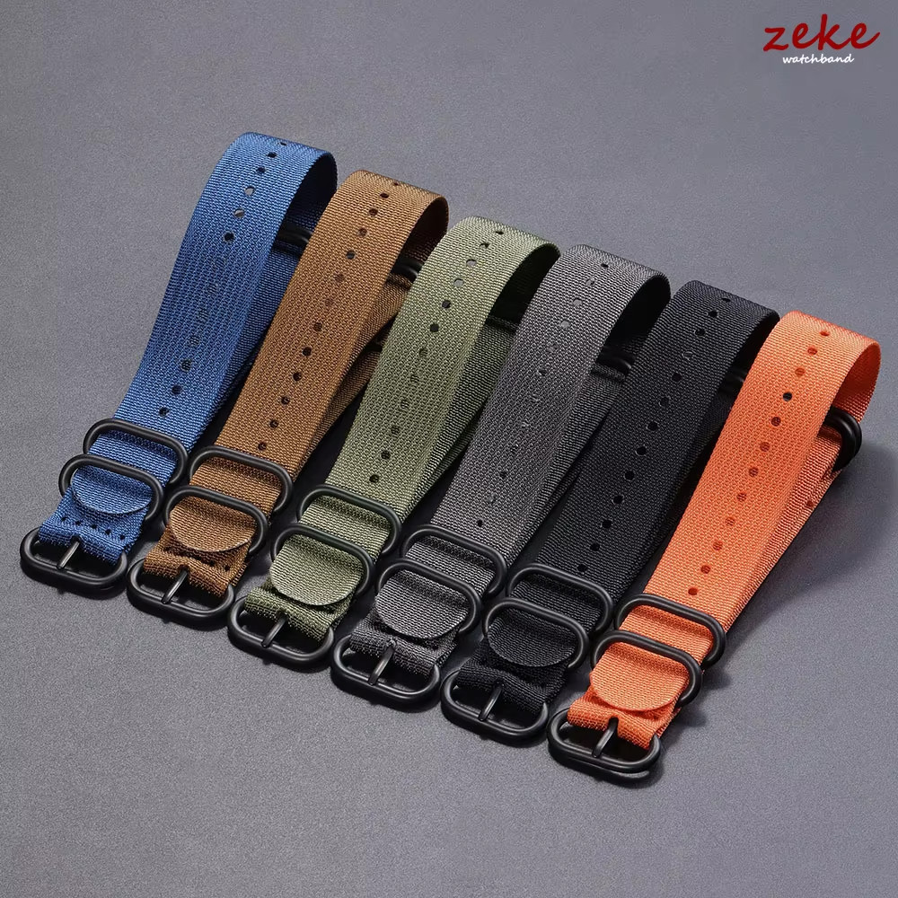18mm 20mm 22mm 24mm Ballistic Durable Military Nylon Wrist Watch Band Strap
