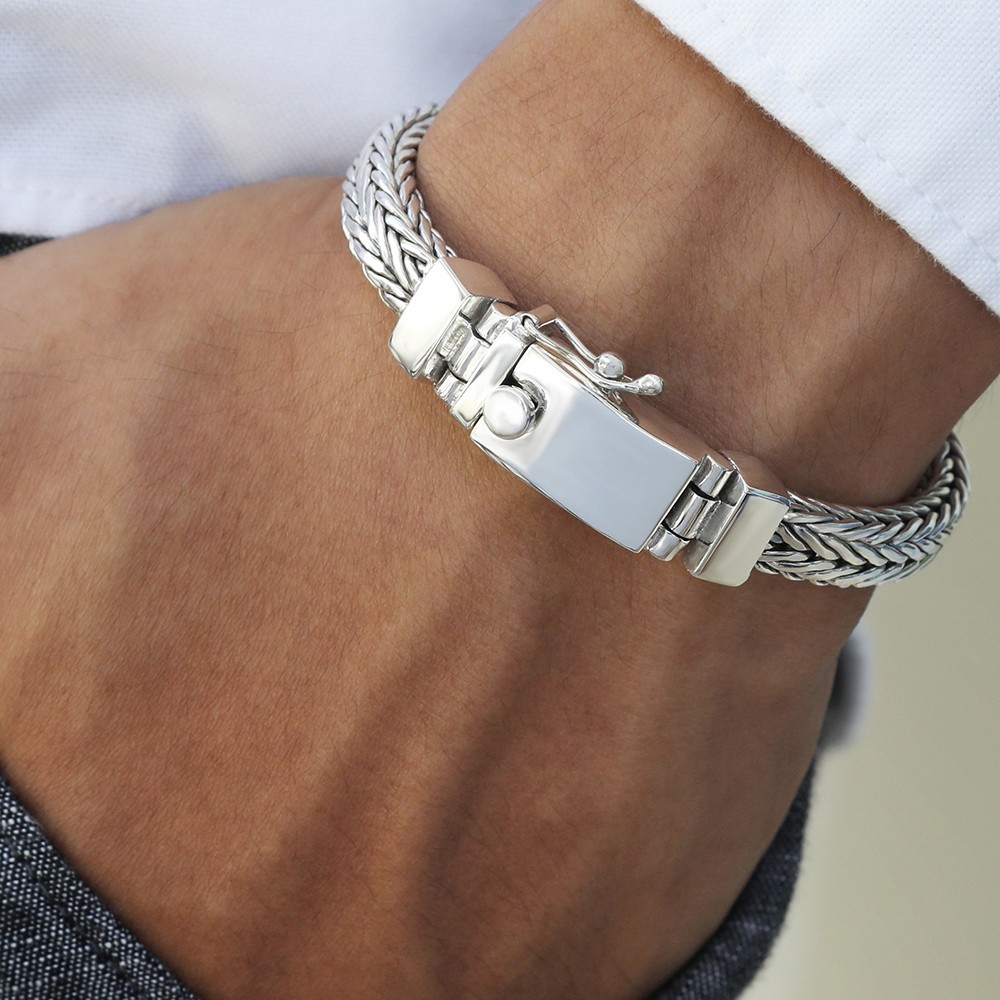 6/8mm Impressive High-Quality 925 Sterling Silver Men’s bracelets