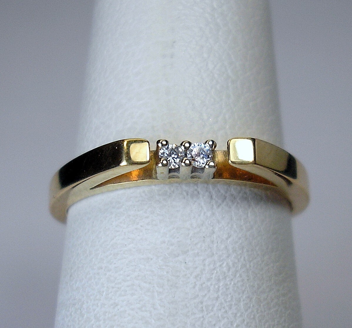 0.41ct Princess 0.43ctw Natural Diamonds 14K Yellow Wedding Set Was $2,395 Video