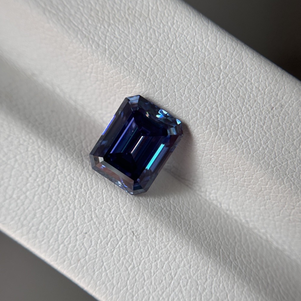 Emerald Cut Sapphire Loose Moissanite 1pcs 3.0mmx4.0mm 0.3ct-9.0mmx12mm 6.0ct