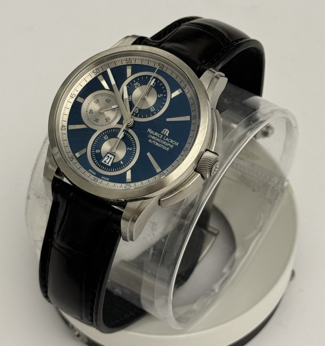 Maurice Lacroix Pontos Chronograph 43 mm Blue Dial PT6178/88