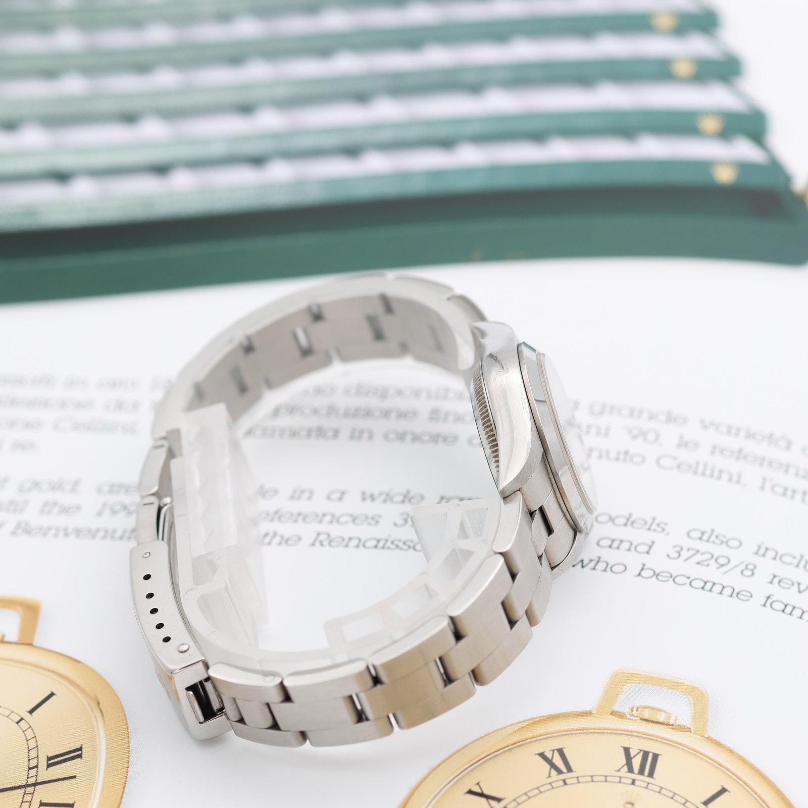 Rolex Oyster Perpetual ref. 67180 – Black 3-6-9 Dial – Oyster Bracelet