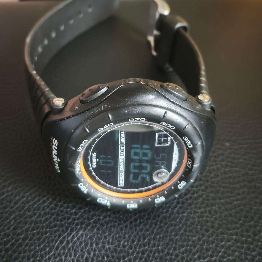 Suunto Vector Black Digital Watch Japan Battery Replaced Box Manual 0716115