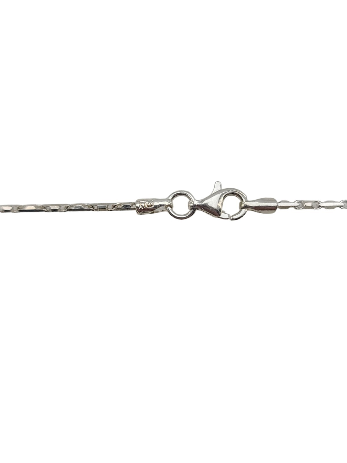 Arrow Bullet 1.2 mm Link 18″ Chain Necklace Solid Real 925 Sterling Silver NEW