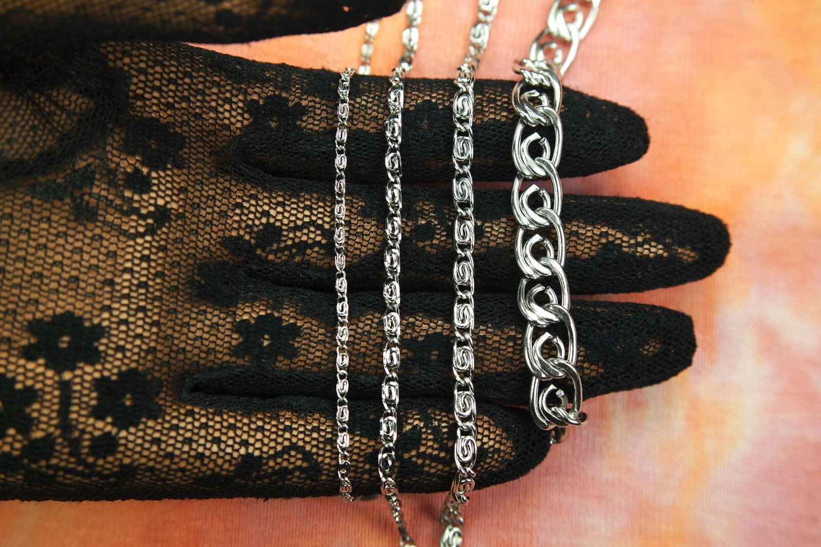 Lumachina Chain Necklace Anklet or Bracelet Made to Order, Pure Stainless Steel