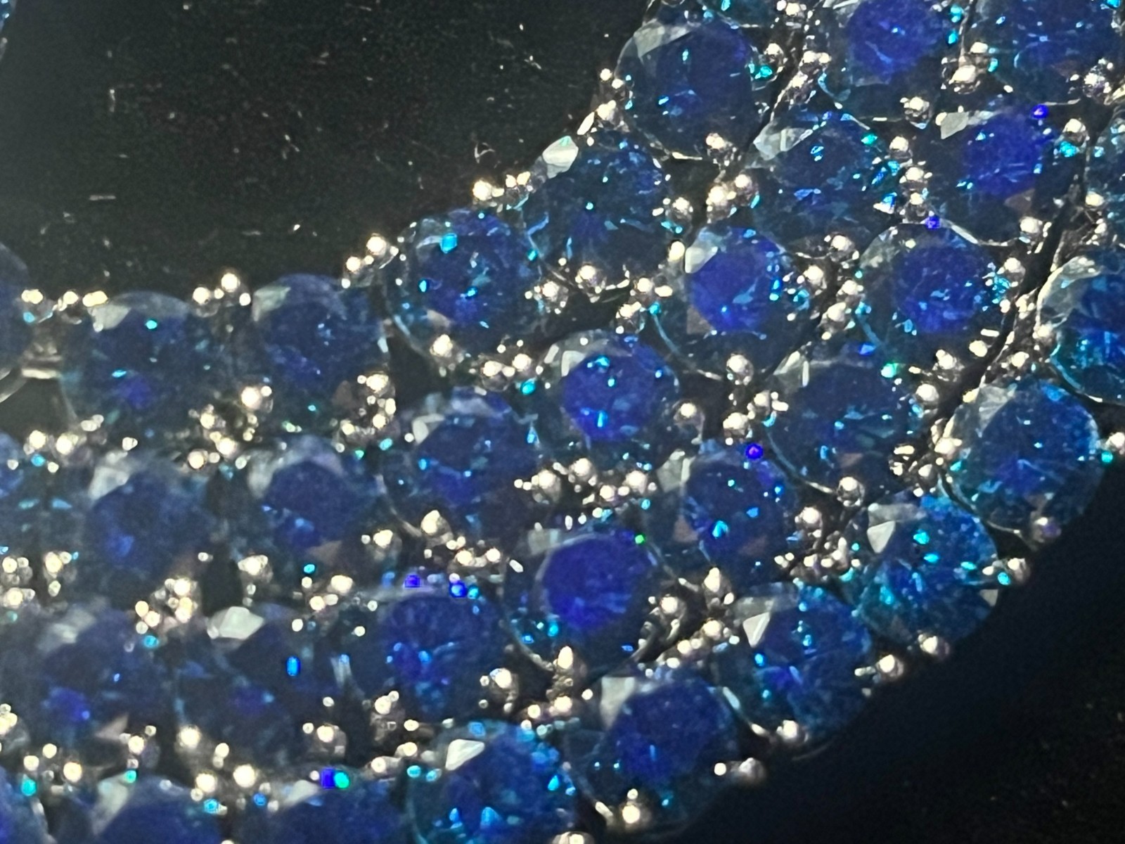 Colored Zirconia Tennis Necklaces ICED OUT Jewelry