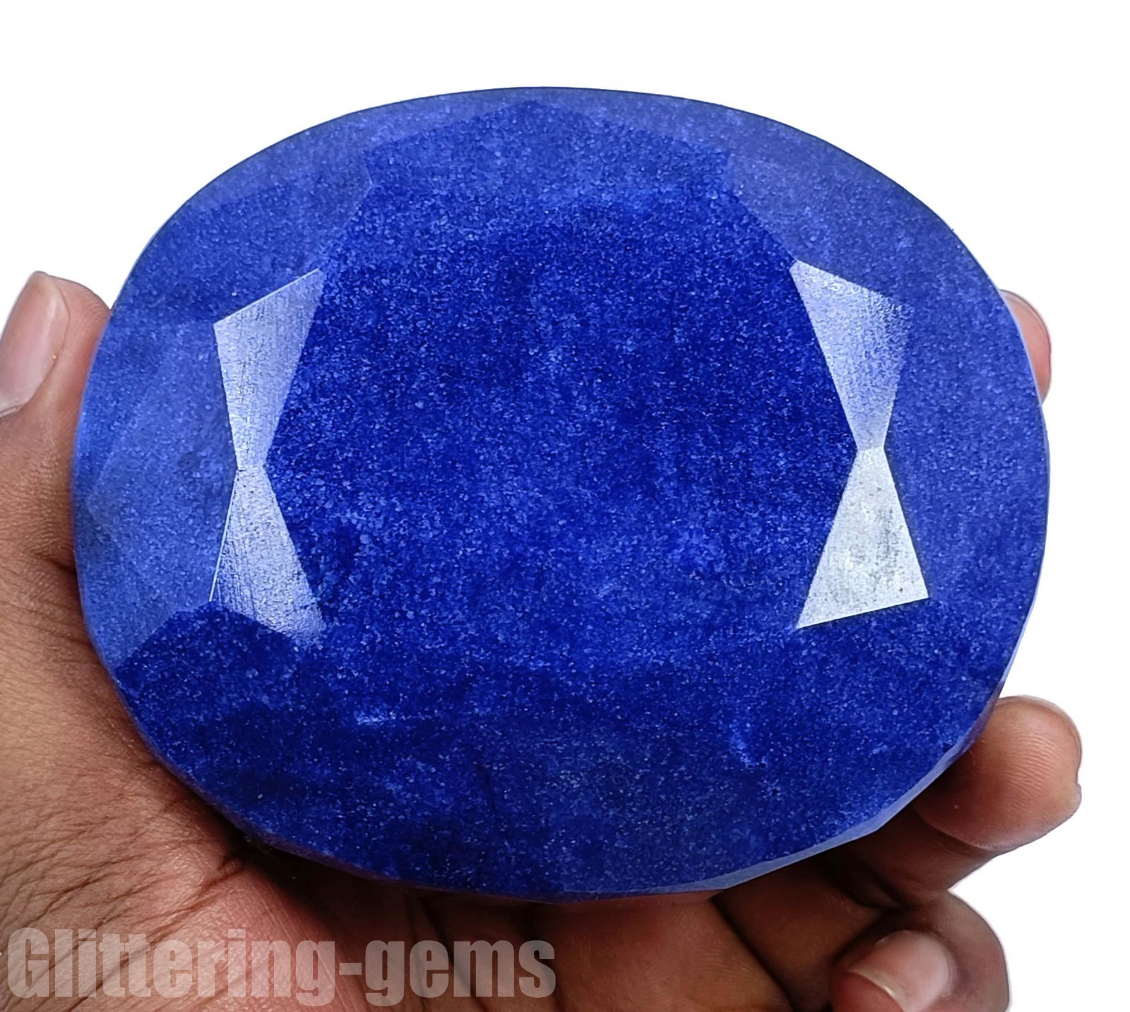 Showpiece 3192Ct Natural Blue Sapphire Oval Cut IGL Certified Huge Gemstone 5DDI