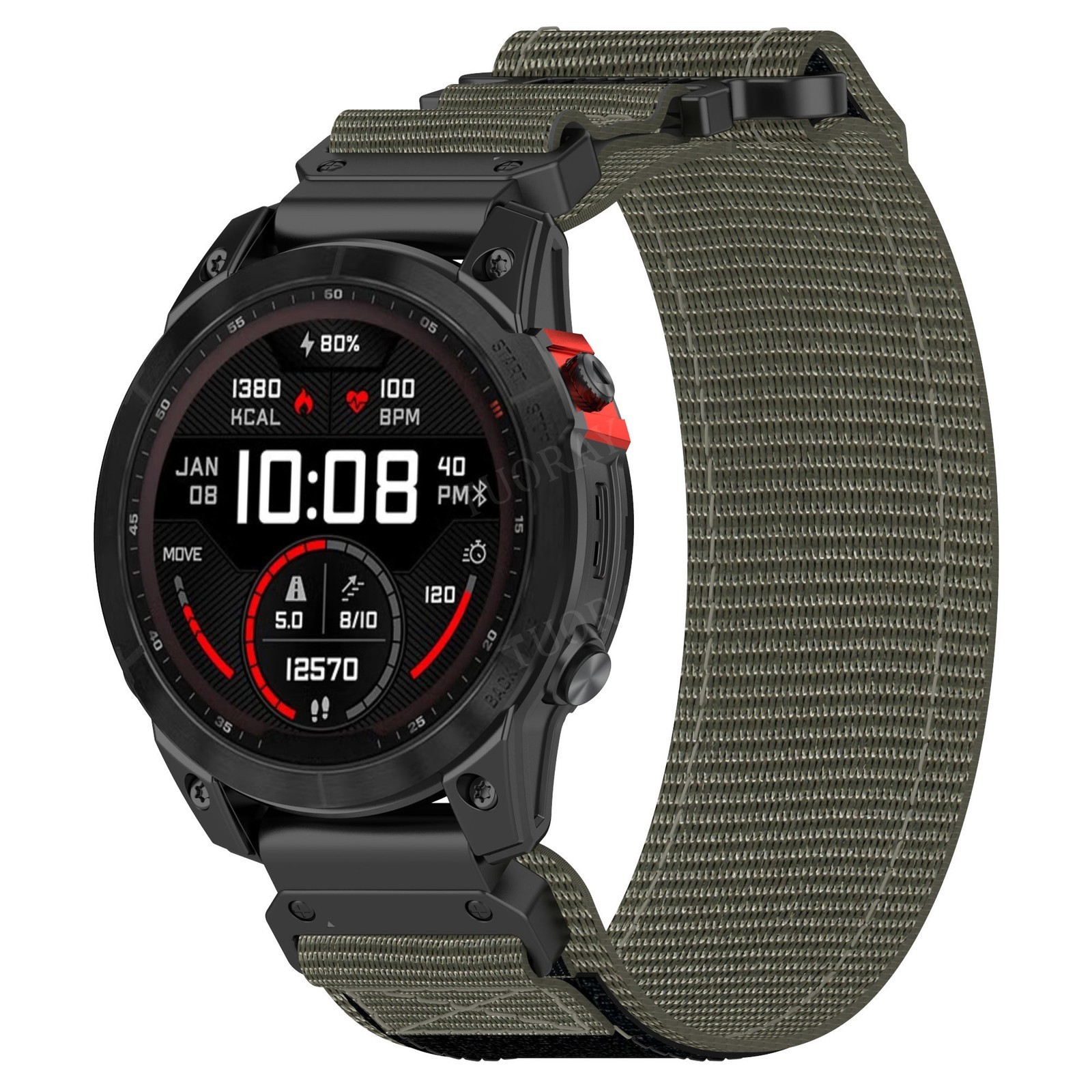 Wristband Nylon Band Strap for Garmin Fenix 8 7 7X 6 6X Pro 3 5 5X Plus Epix 965