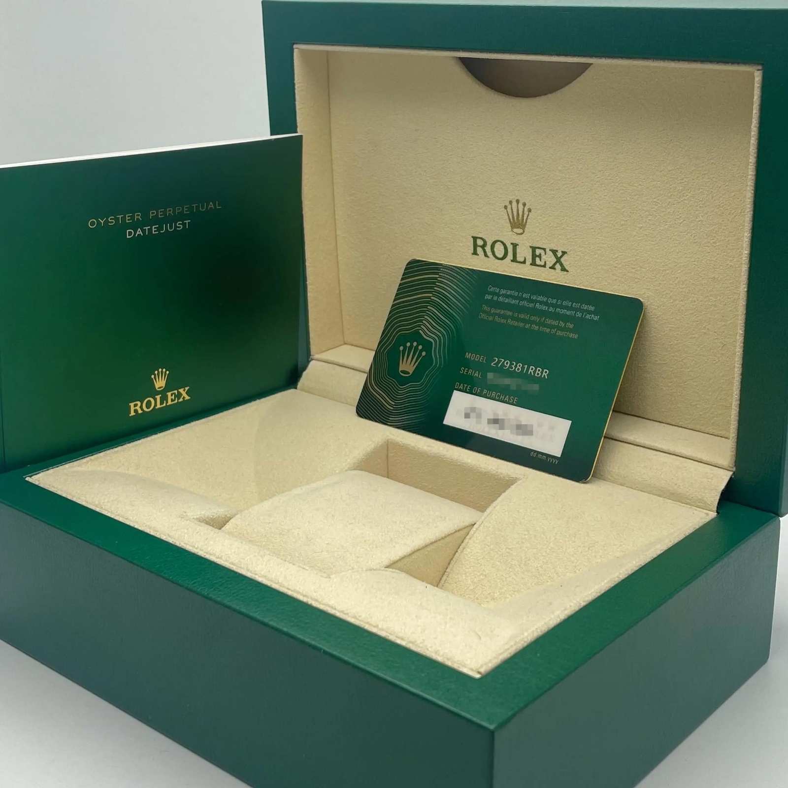 2023 New Rolex 279381RBR 28mm Aubergine Diamond Dial Lady Rose Gold Steel Watch