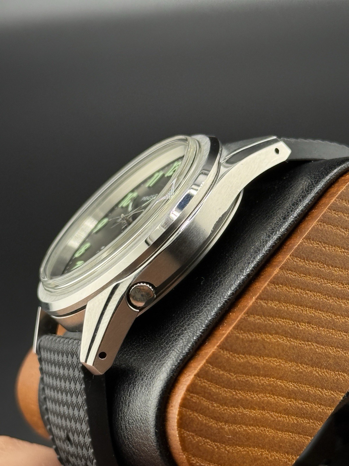 Praesidus REC SPEC OG SUNRAY Automatico Acciaio Silicone Nero Data Orologio Uomo
