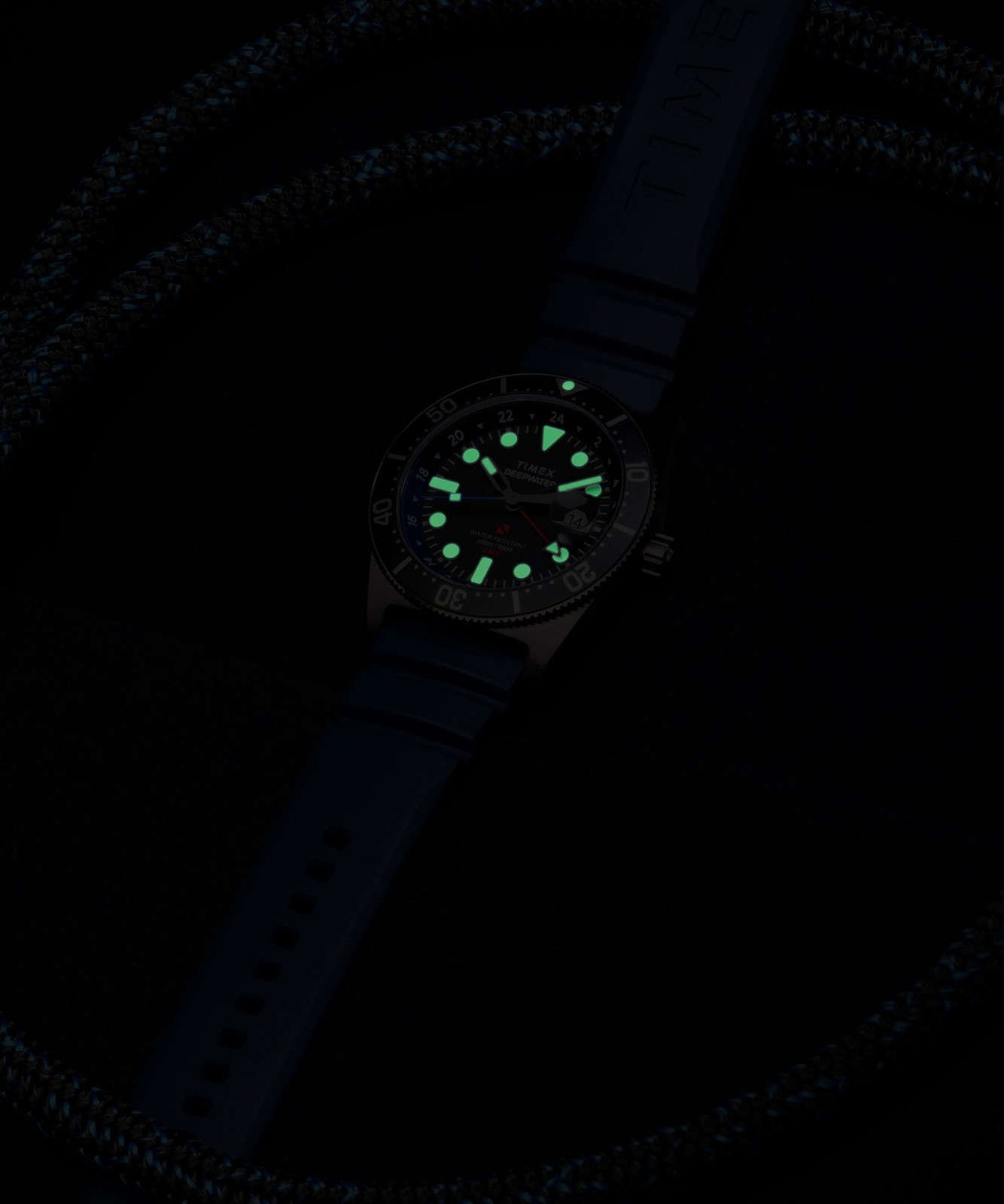 Timex Deepwater Reef 200 GMT 41mm Watch TW2W75100