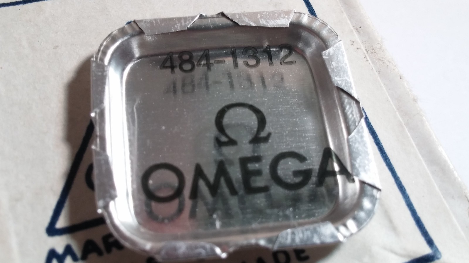 Omega 484 1312 pallet arbor NOS sealed package