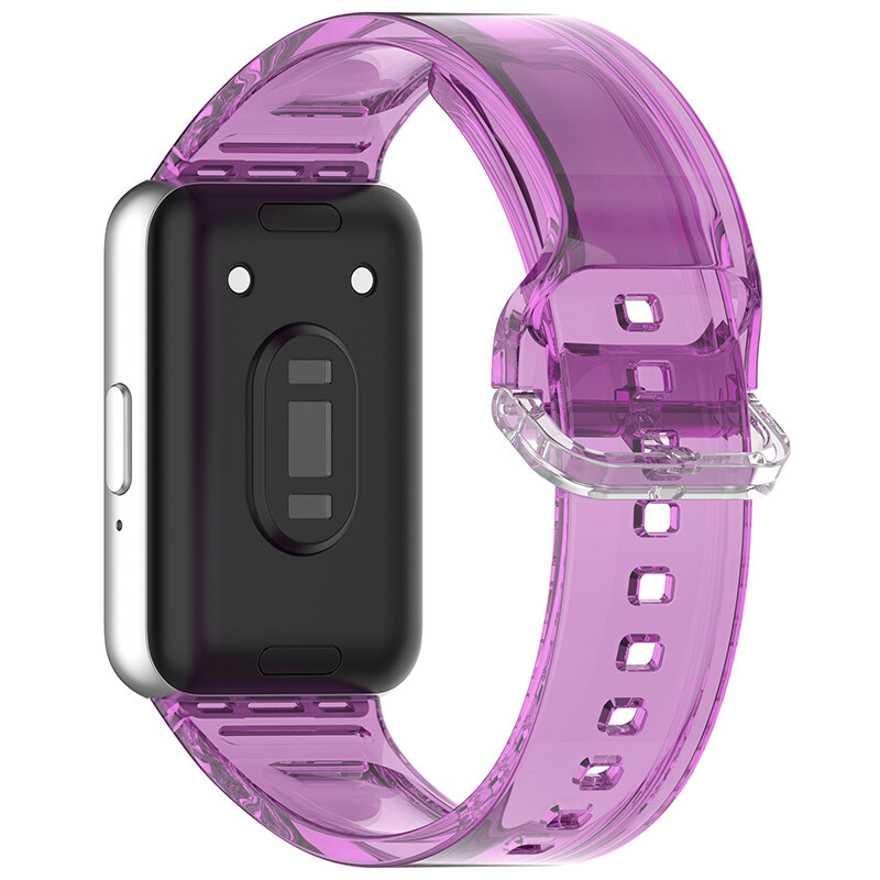TPU Clear Color Changing Strap Sport Band For Samsung Galaxy Fit3 SM-R390