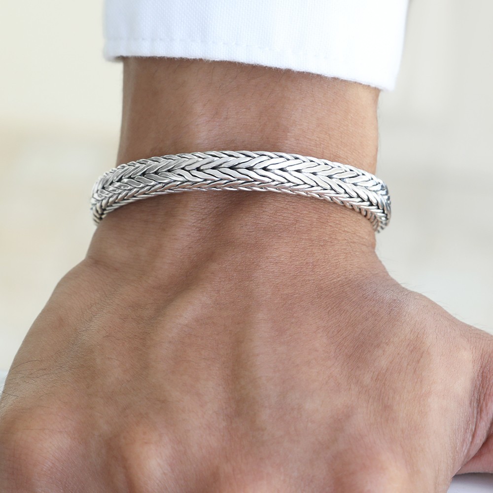 6/8mm Impressive High-Quality 925 Sterling Silver Men’s bracelets