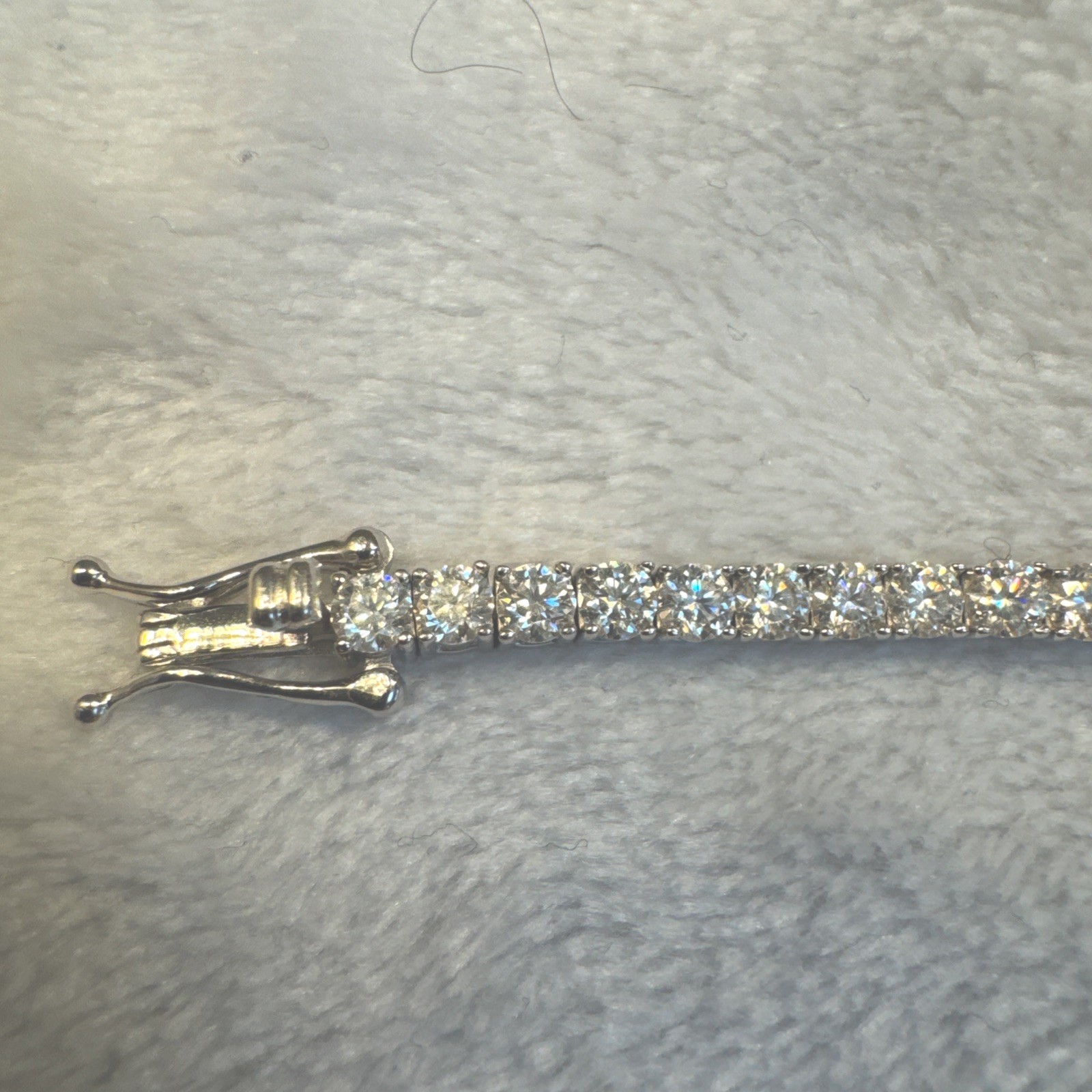 3mm 6.5 Inch 925 Sterling Silver Moissanite Tennis Bracelet