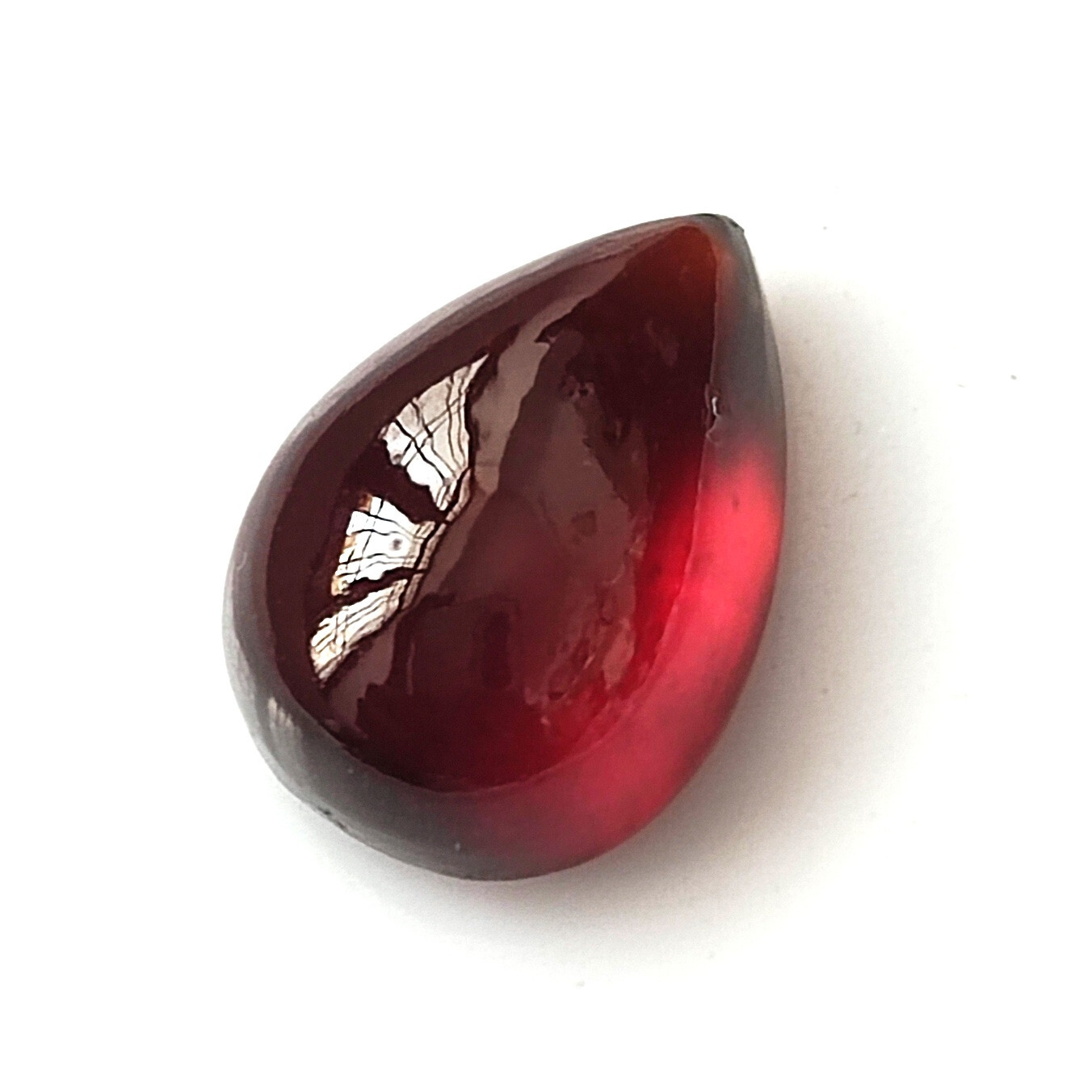 Natural Hessonite Garnet Cabochon 14X10 mm Pear Calibrated Wholesale Gemstone