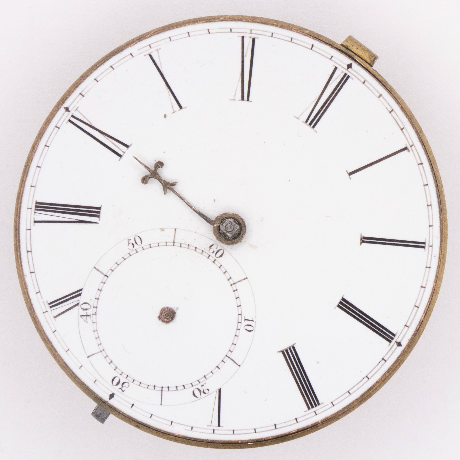 Branston 45.1 x 13.7 mm Key Wind Fusee Antique Pocket Watch Movement