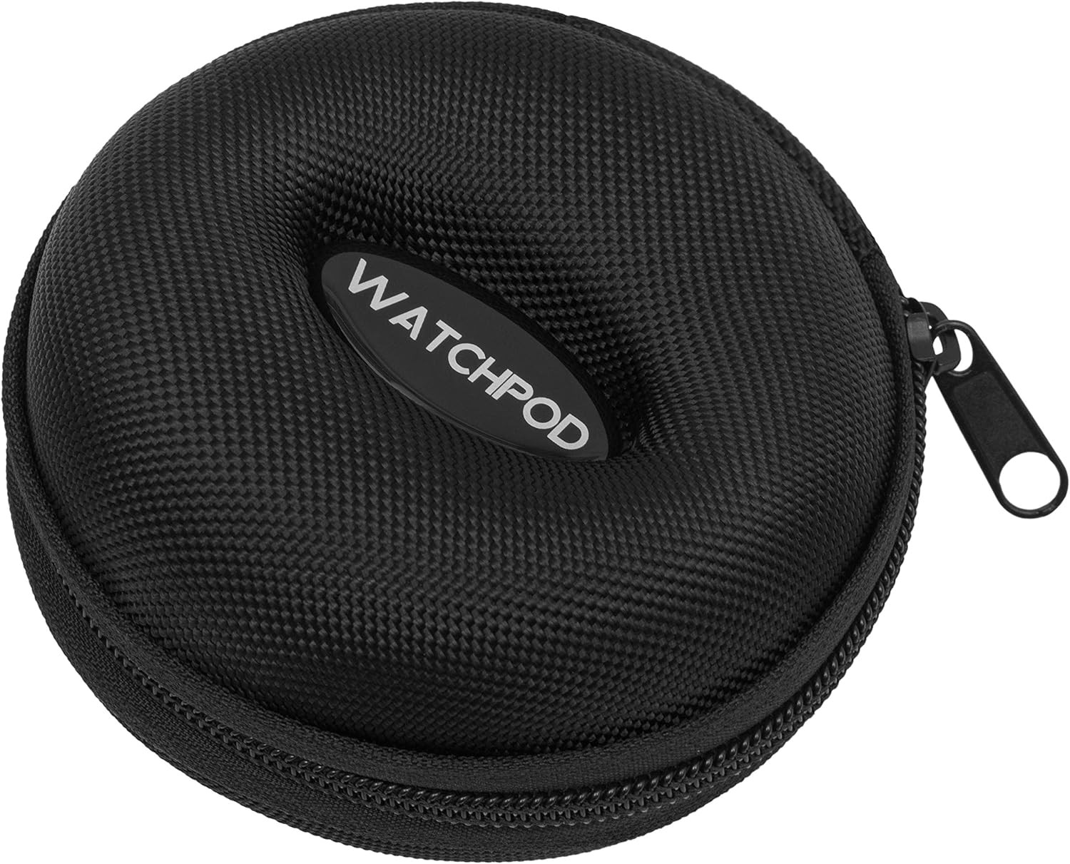 Travel Watch Case | Single Watch Box W/Zipper for Storage | Cushioned round Port