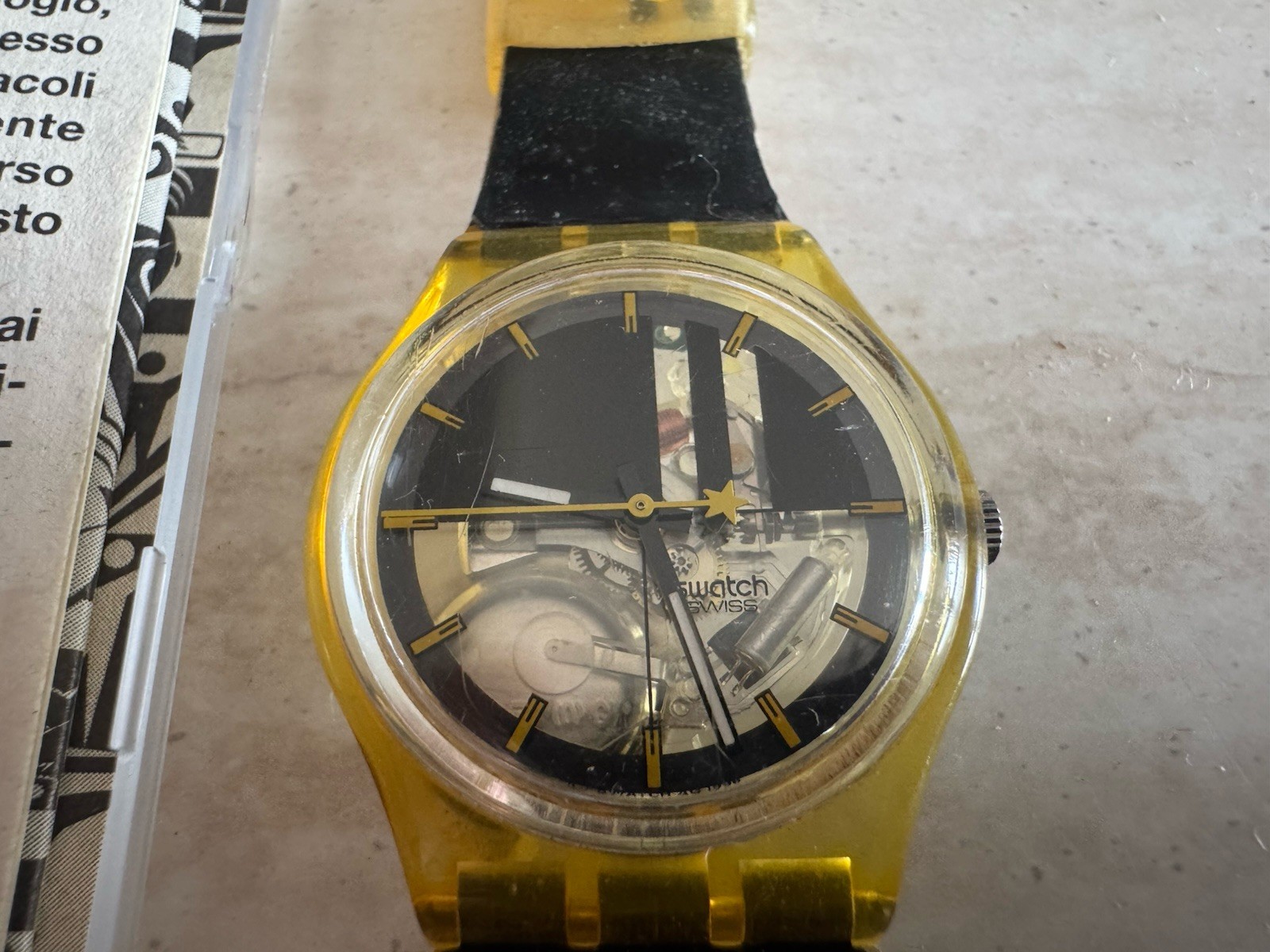 1997 Juventus Centenary Limited Edition Swatch Watch In Collectible Box