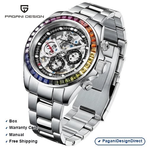 Pagani Design PD-1653 Stainless Steel C Chronograph Automatic Men’s Watch