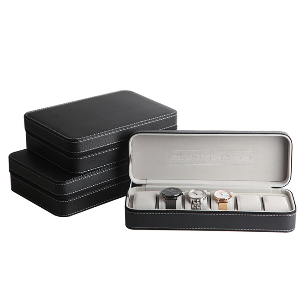 Watch 6/10/12 Slots Jewelry Storage Box Portable Travel Zipper Case Boxes SALE