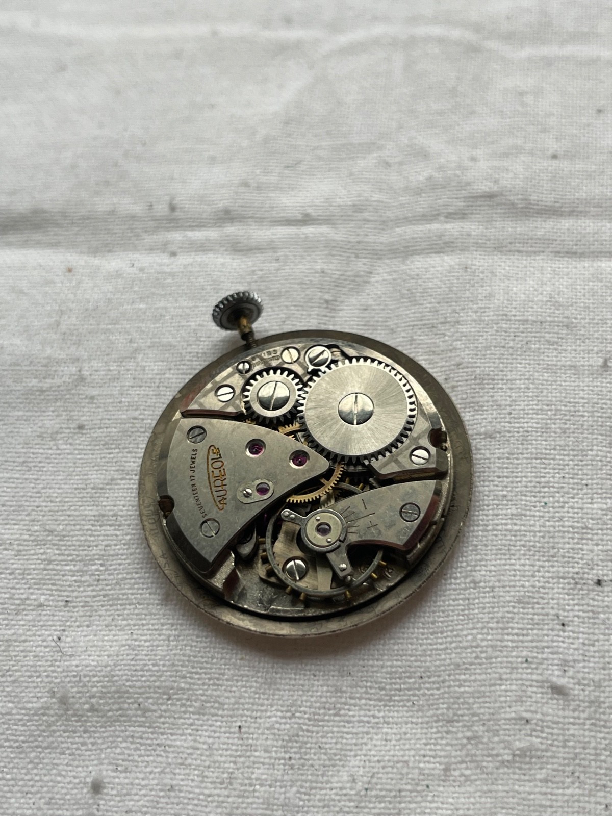 Aureole 17 jewels – movement for mens watch AS IS – lot 0604