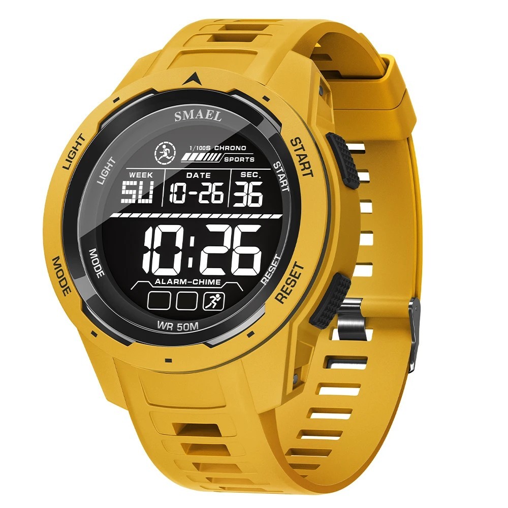 Men’s 50M Waterproof Sport Digital Military Smart Watch Gym Fitness Running Gift