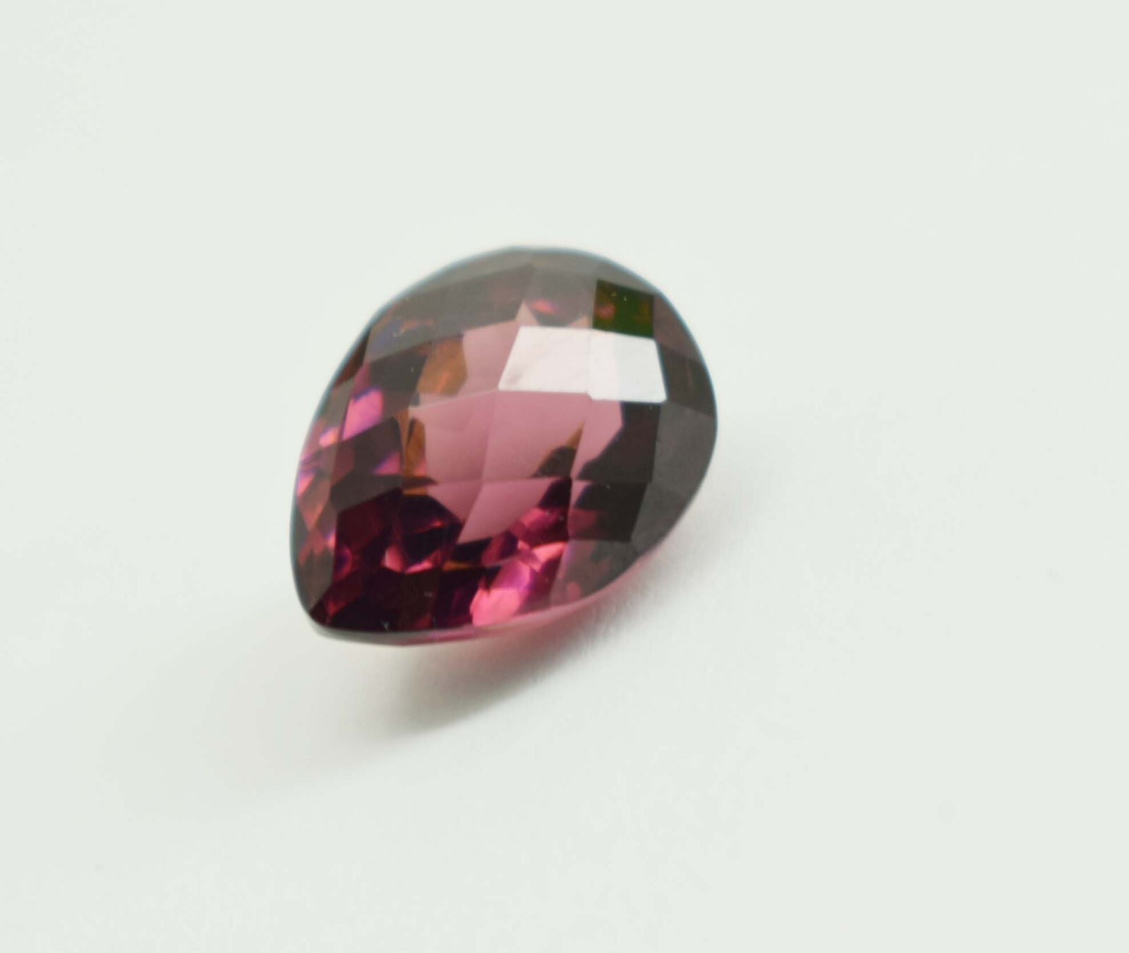 11.15 Ct Beautiful Vibrant Natural Hessonite Red❤ Garnet Gemstone Rare Pear Cut
