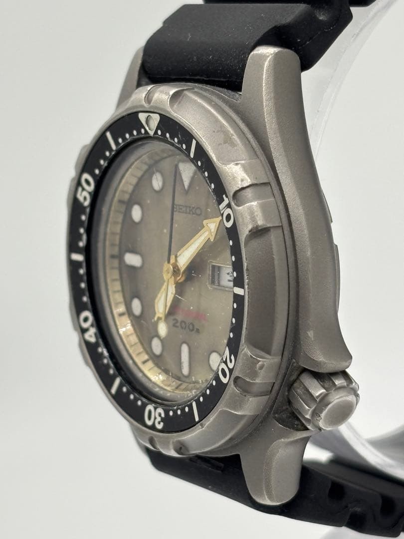 SEIKO Diver Quartz 7C43 6A00 Operational Men’s