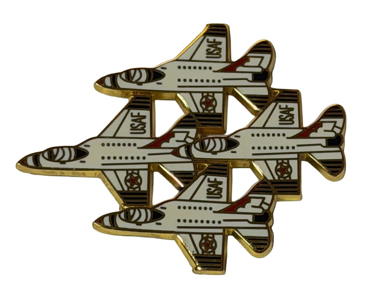 US Air Force Thunderbirds Jet Planes Lapel Pin Free Ship in USA