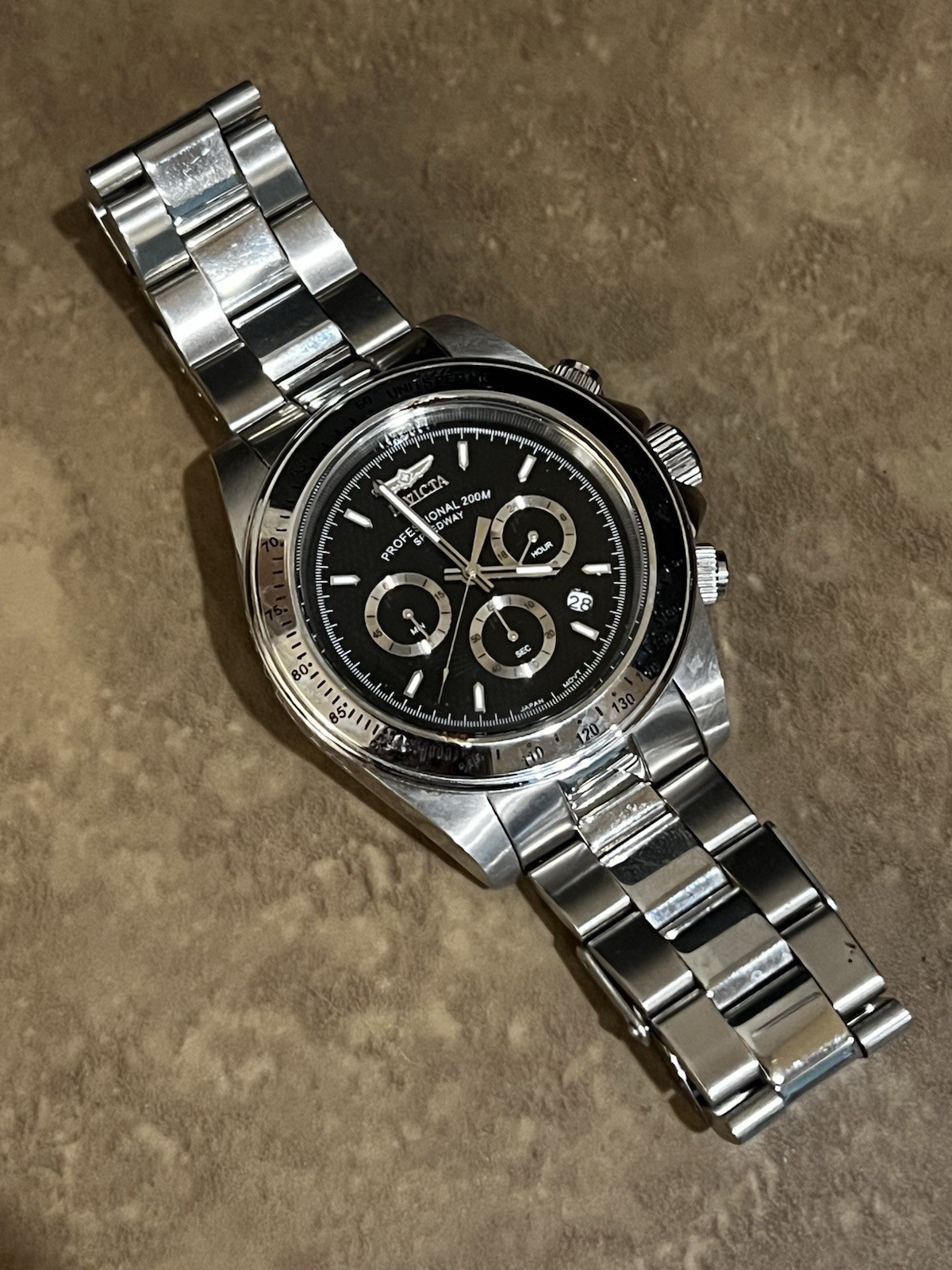Invicta Speedway Dragster 40mm Stainless Steel Case and Strap Men’s Wristwatch