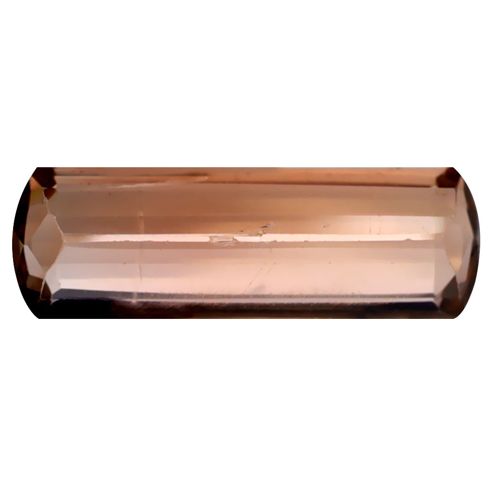 1.40 ct Octagon (12.56 x 4.11 mm) Unheated Mozambique Bi-Color Tourmaline