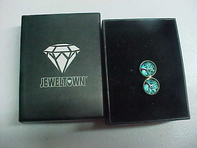 JEWEL TOWN Bohemian Style Patina Finish Tree of Life Design Round Earrings