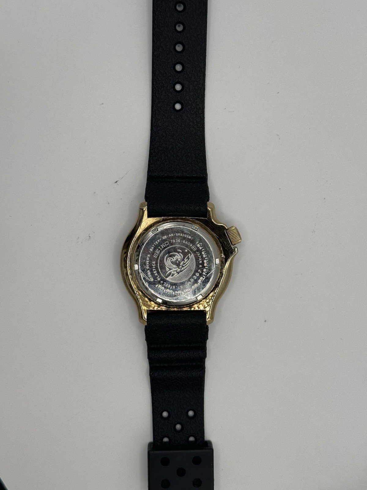Vintage 1994 Seiko Scuba Diver’s Quartz Orange Dial 7N36-6A09 Serviced & Cleaned