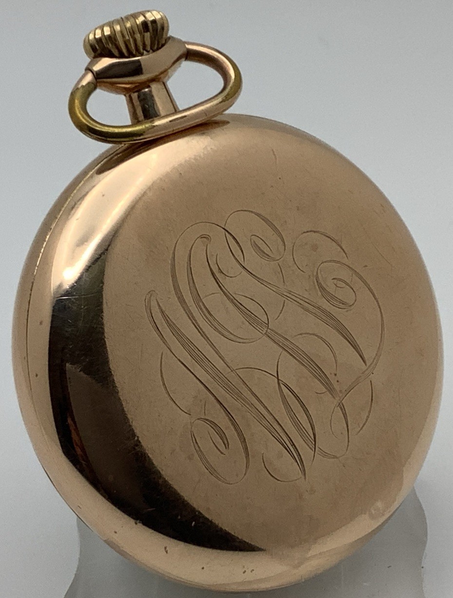 1924 Elgin Grade 291 16s Model 7 7J Gold Filled Pocket Watch RUNS