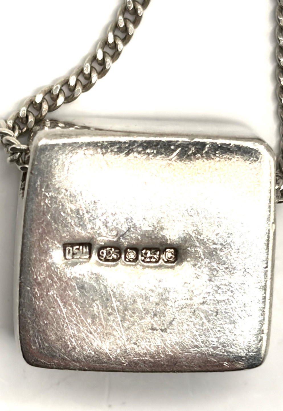 Rare Vintage 2002 DSW David Scott Walker Sterling Silver Shell Pendant