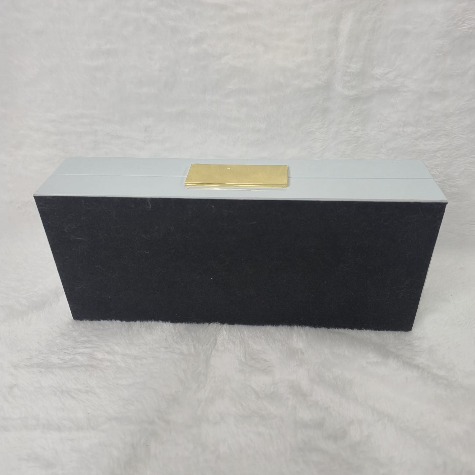 Addison Ross LTD Polished Lacquer Wood Jewelery Box Glossy Sky Blue 4″x9″ READ